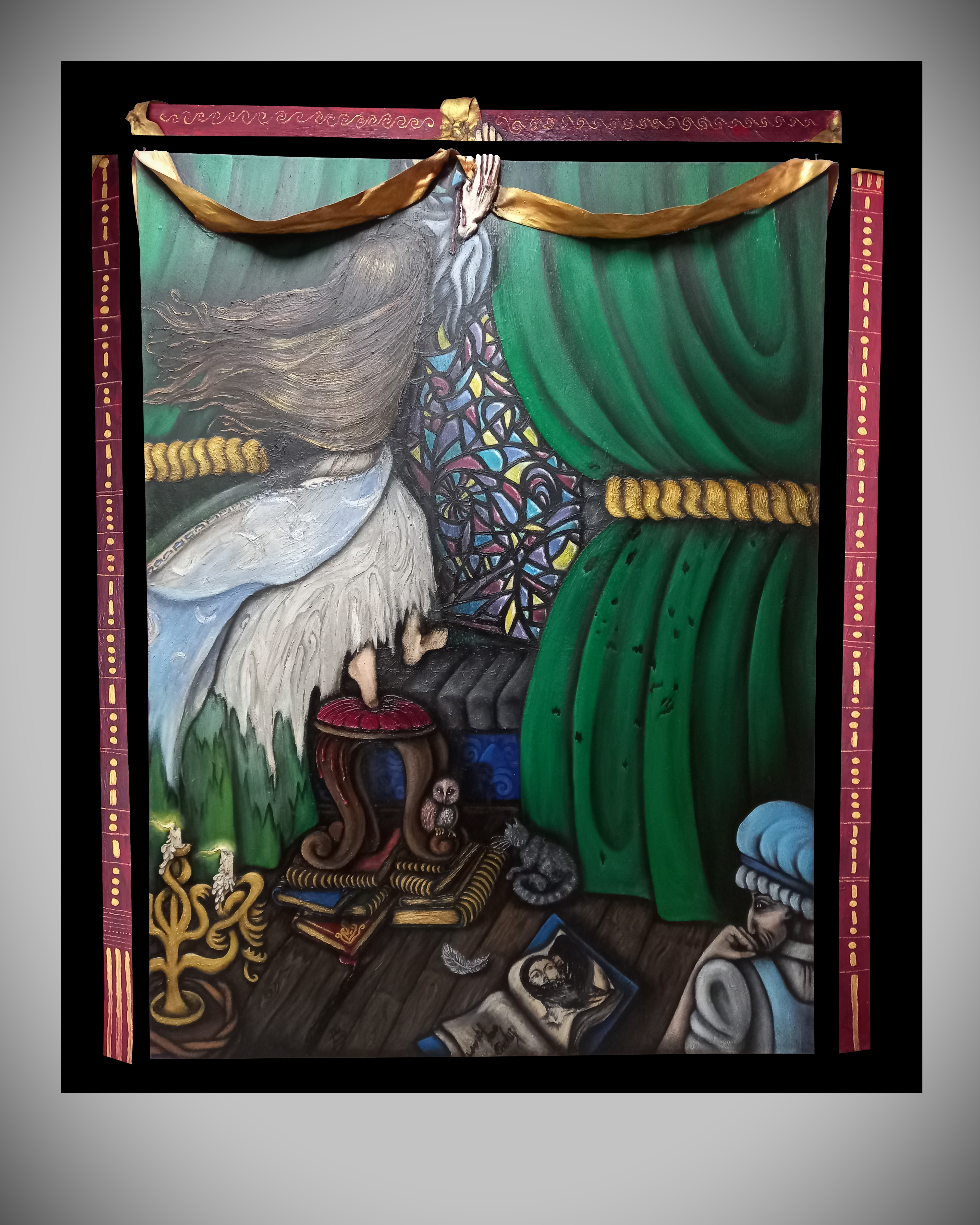 Oil Painting: "Brontë & Eliot"