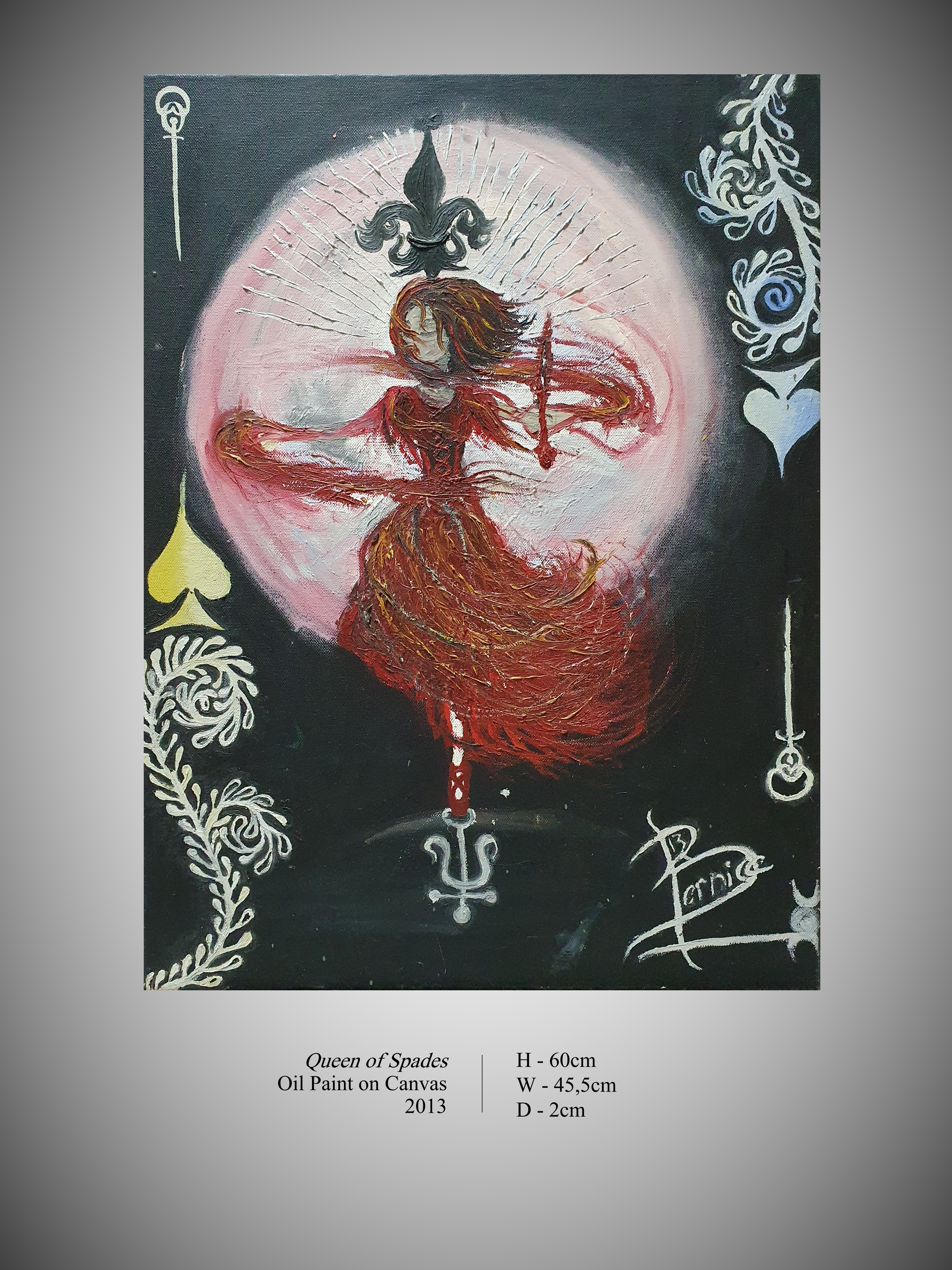 Oil Painting: "Queen of Spades"