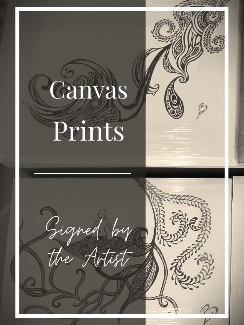 Signed Canvas Block Prints