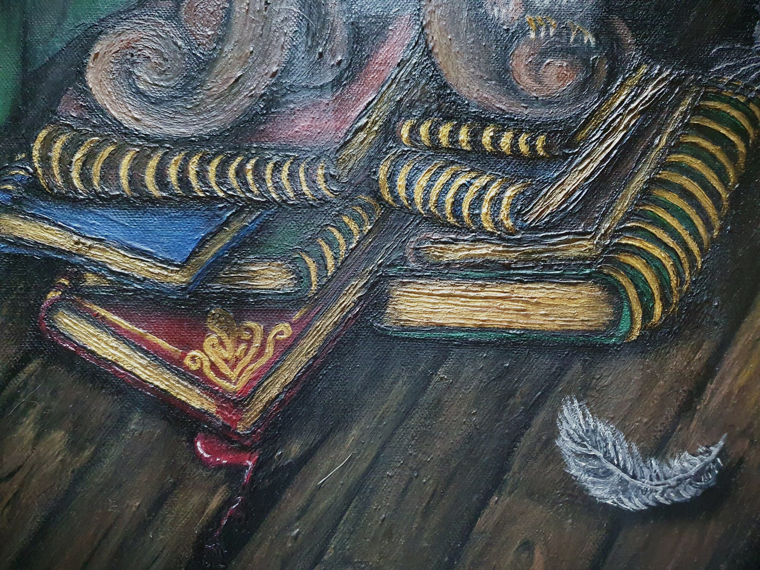 Oil Painting: "Brontë & Eliot"