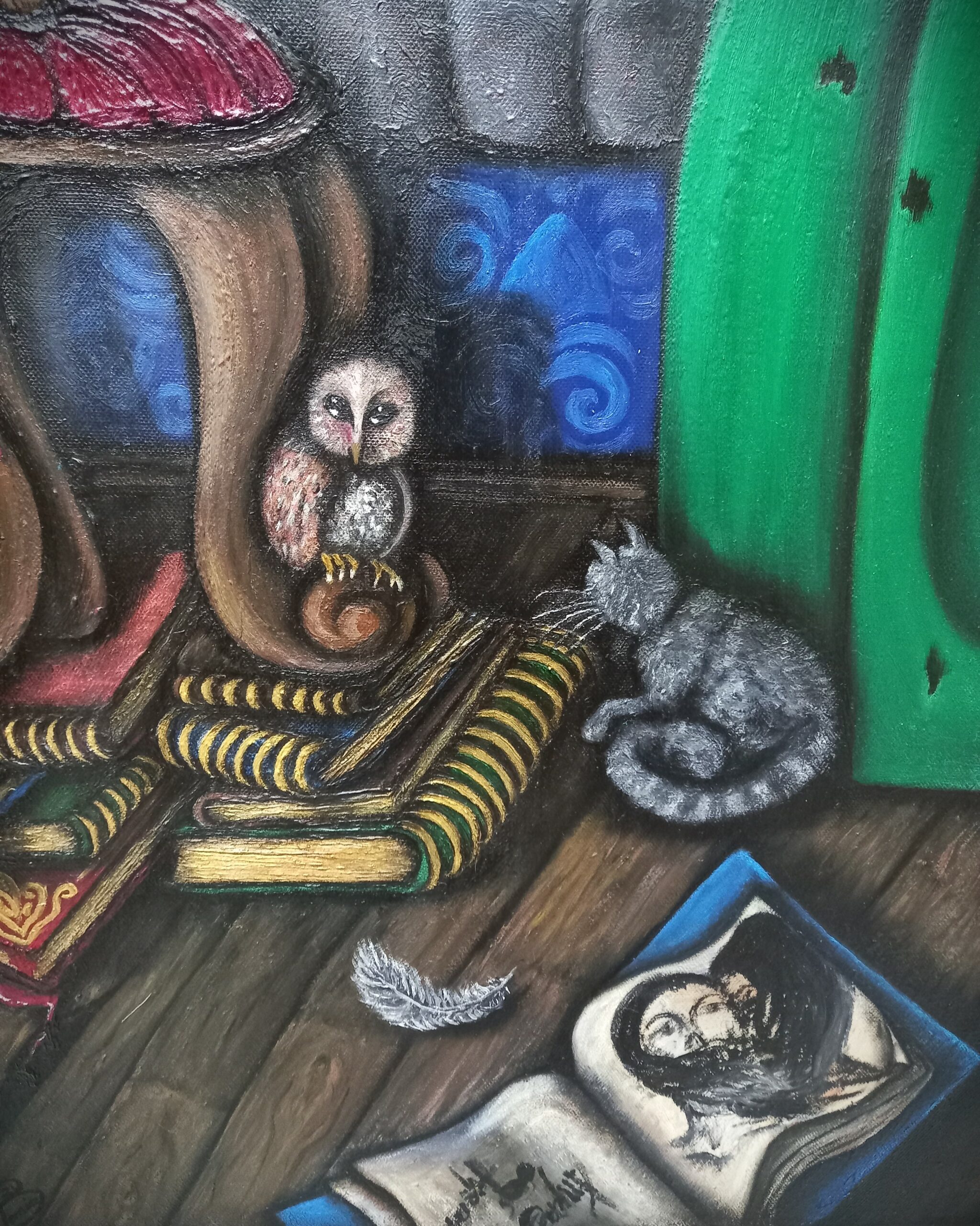 Oil Painting: "Brontë & Eliot"