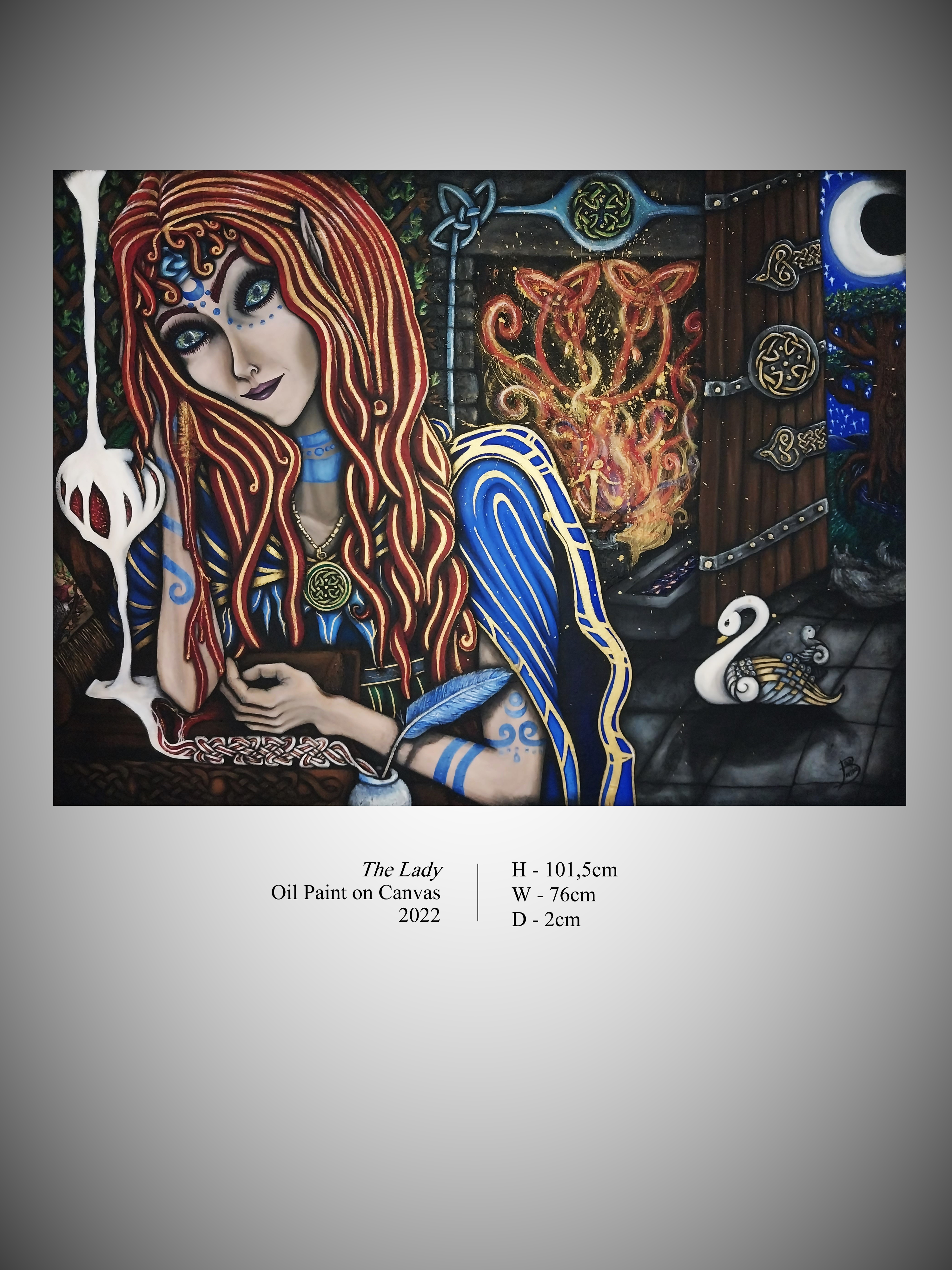Oil Painting: "The Lady"