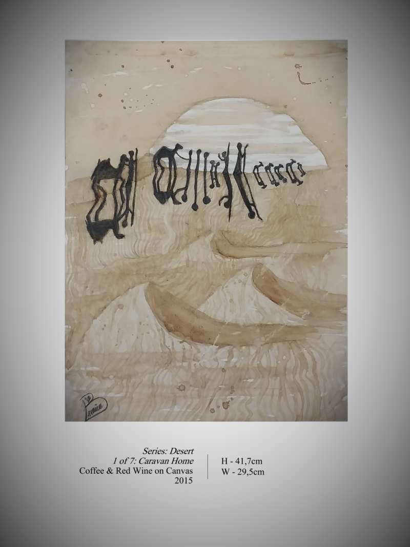 Coffee Painting: Caravan Home