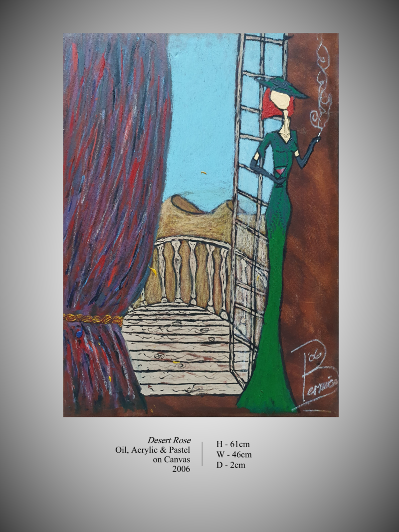 Painting: "Desert Rose"