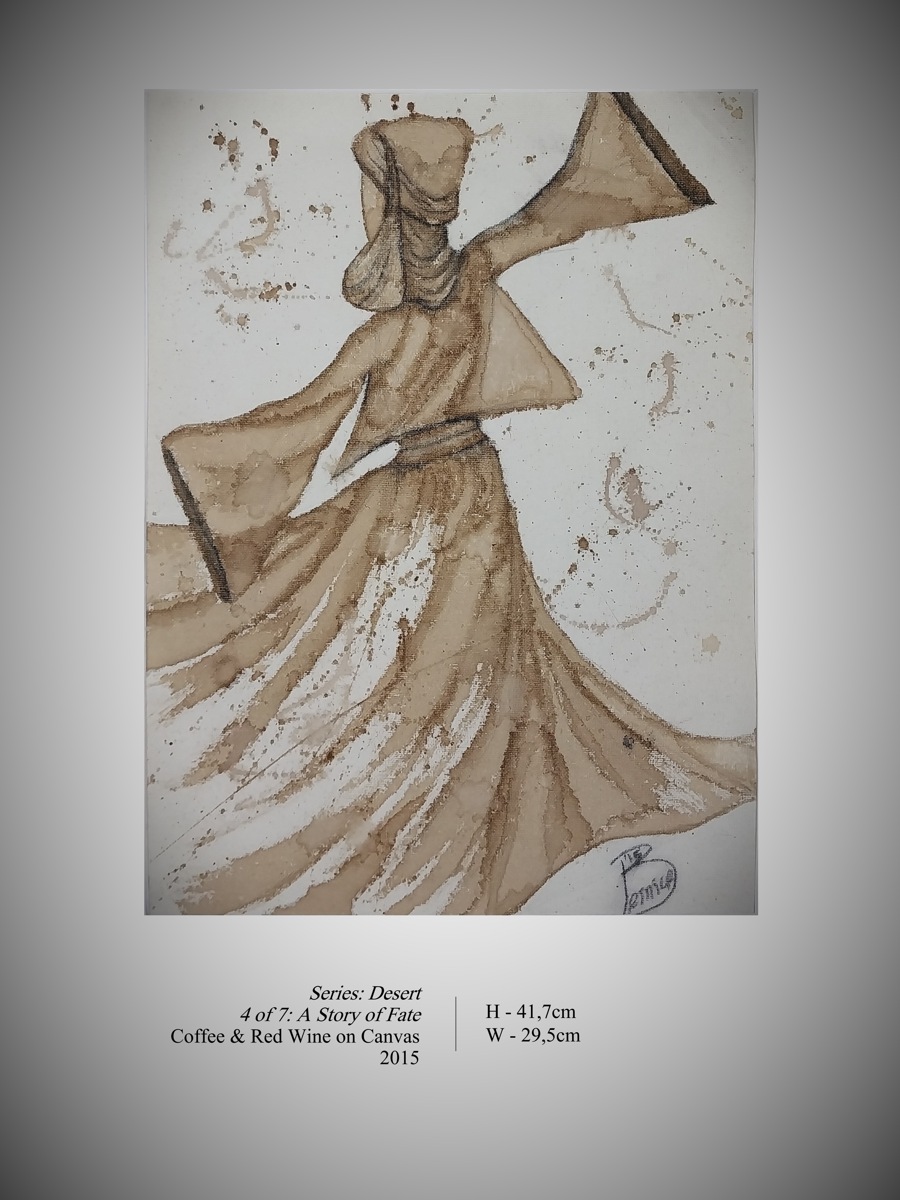 Coffee Painting: A Story of Fate