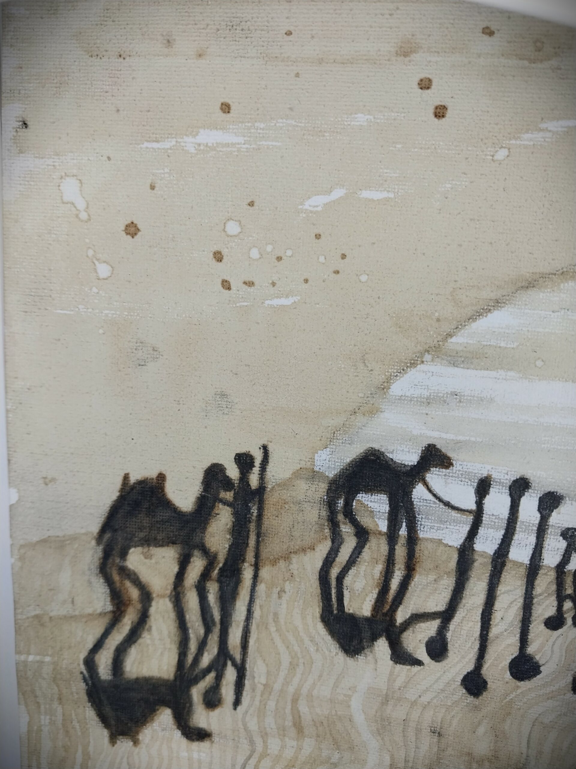 Coffee Painting: Caravan Home