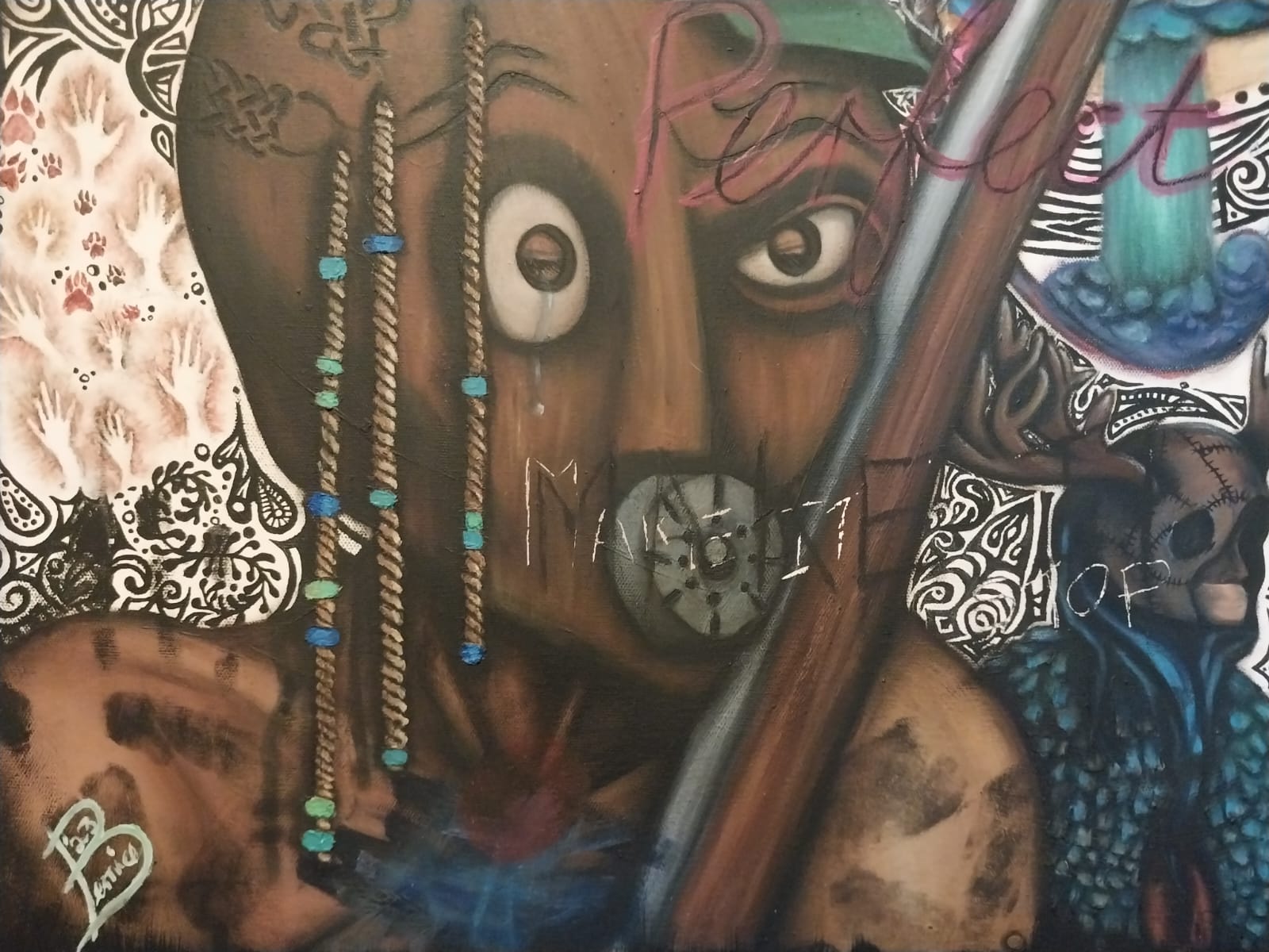 Oil Painting: "The Eye of a Perfect Storm"