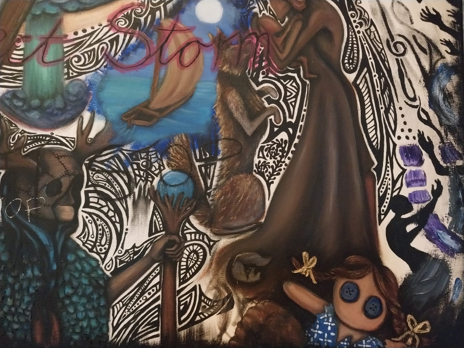Oil Painting: "The Eye of a Perfect Storm"