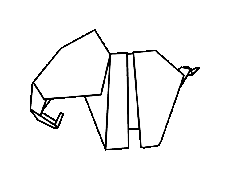 Origami Models - Elephant